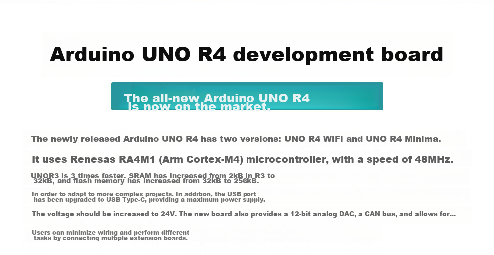 Arduino Uno R4 Minima Development Board Starter Kit IoT Development Visual Pan-Tilt Tracking 3
