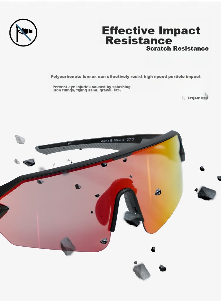 FOREVER Cycling Glasses, Universal for Bicycles, Outdoor Sports, Nearsighted, Mountain Bikes, Sandproof, Windproof, Protective Eyewear, Sunglasses 4