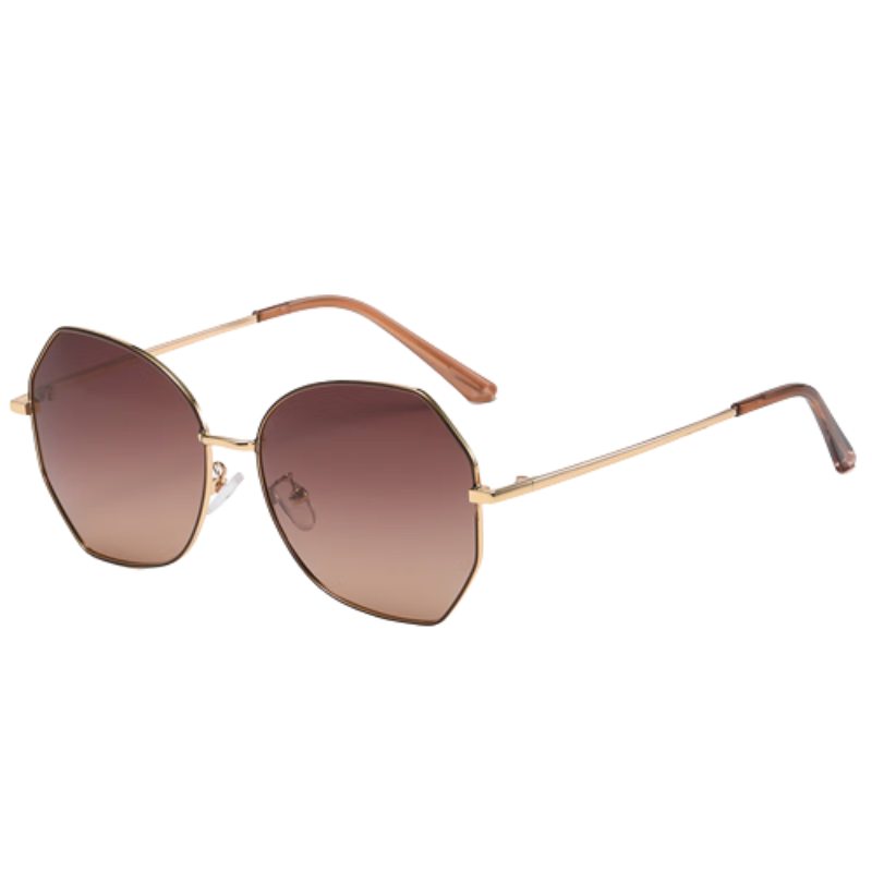 Angelamiao Polarized Sunglasses for Women, Classic Versatile Driving Sun Protection Large Frame Slimming UV-Resistant Glasses, Valentine's Day Gift