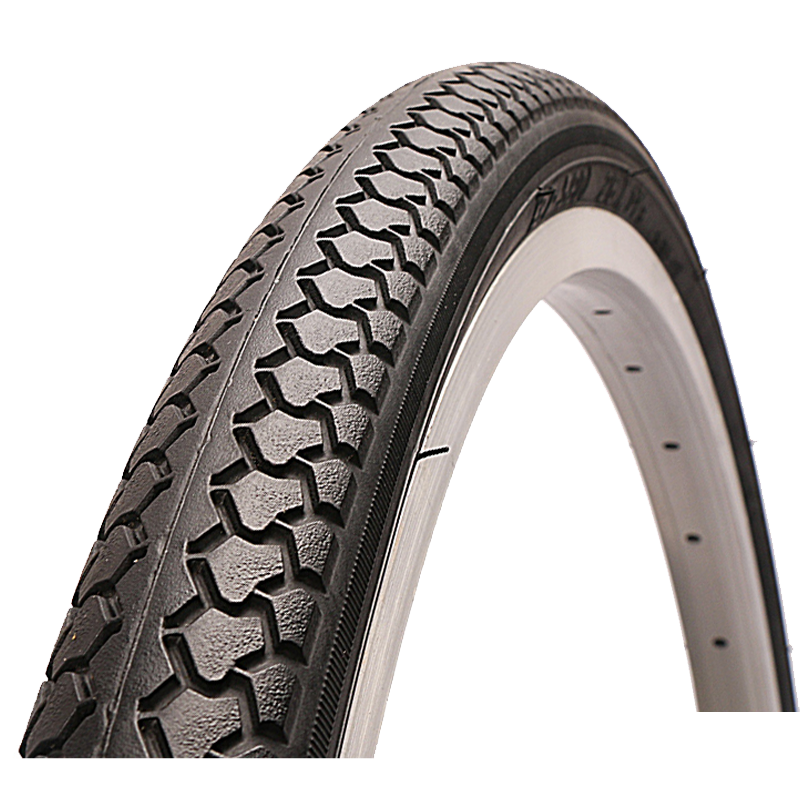 KENDA K192 Bicycle Outer Tire 24*1-3/8, Vintage Bicycle Outer Tire, Retro Bicycle Tire, Wear-Resistant, Non-Slip, Drainage, Pressure-Resistant Tire, Black