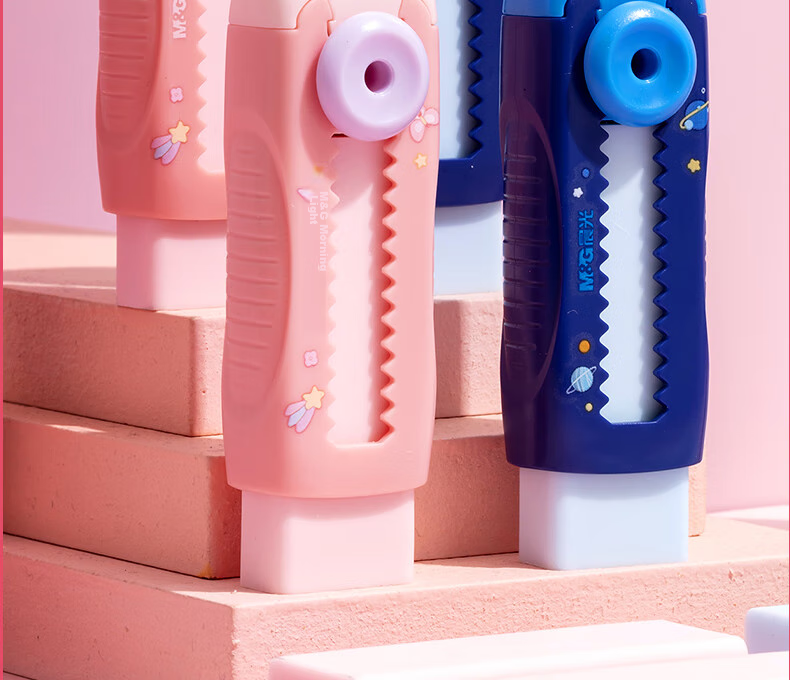 M&G Stationery Unicorn Push-Pull Eraser 1 Piece + 2 Refills, Sketch Art Drawing Eraser for Kindergarten Elementary School Children Exam Use 23