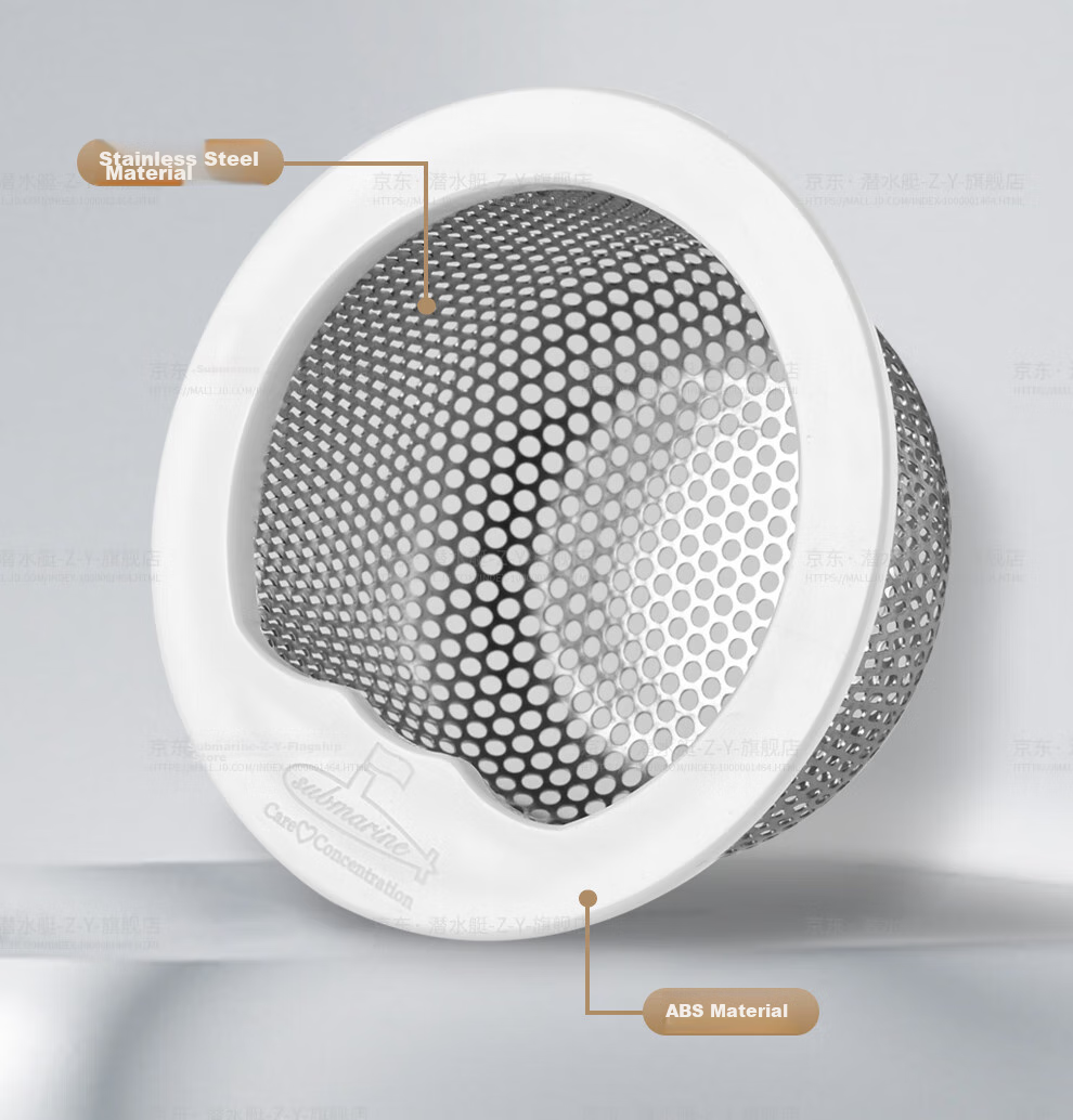 Submarine CST110 Kitchen Sink Strainer Basket, Dishwashing Filter Net, Anti-Clogging Device, Can Be Used with 110mm Basket, Easy to Clea 9