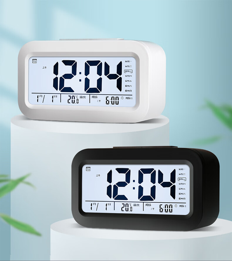 Modouyu Silent Creative Clock, Desktop Living Room Bedroom High-End Table Clock, Birthday Gift 5