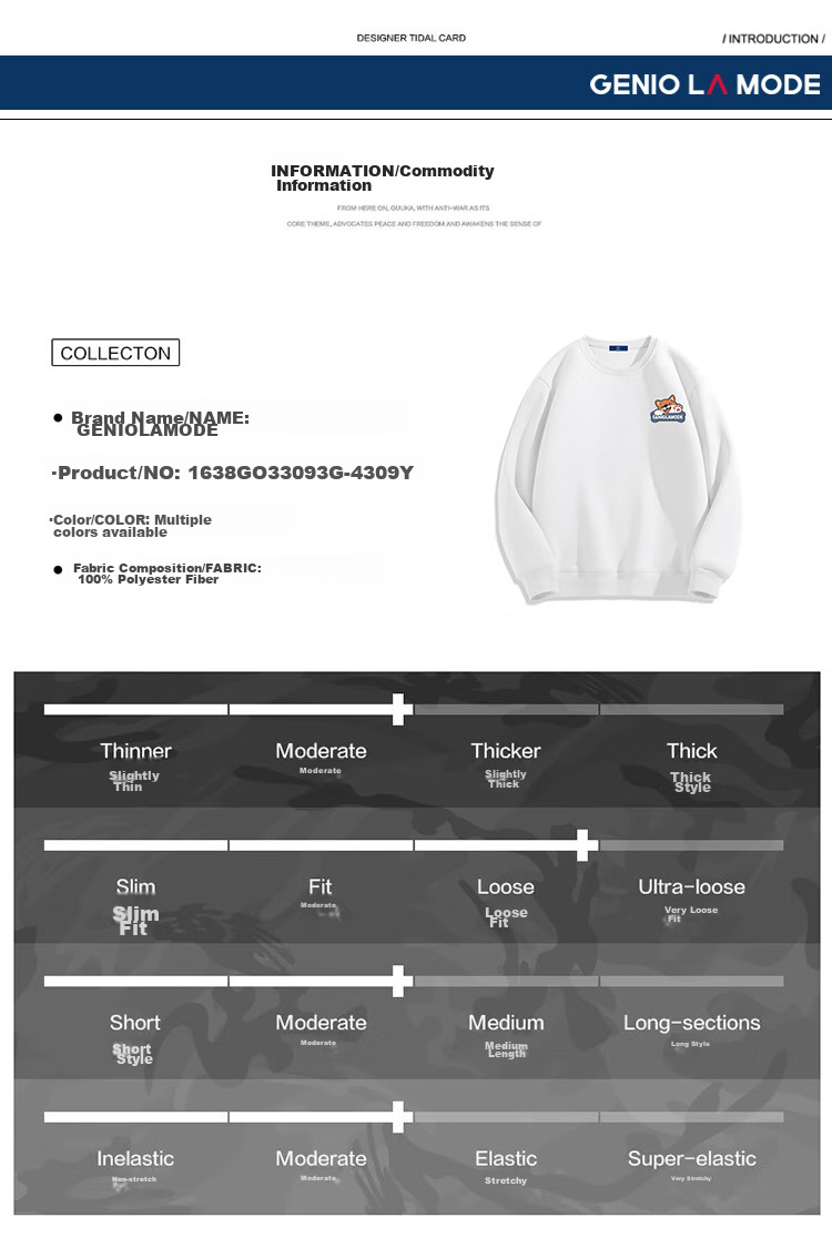 GENIOLAMODE Brand American-Style Sweatshirt for Men, Spring And Autumn Style, Trendy Long-Sleeve Round Neck Top, Casual Loose-Fitting Couple Outfit for Teenagers 7