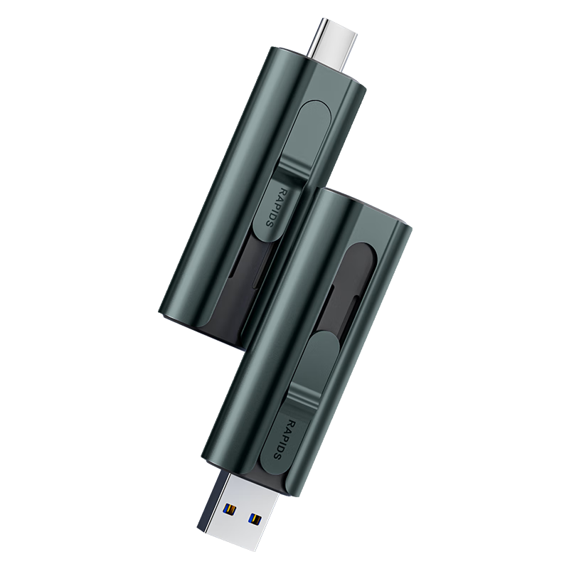 HIKVISION 512GB USB3.2/Type-C Solid State Flash Drive Dual Interface Phone USB Stick S1000 Read Speed 1080MB/s Compatible with Apple IPhone And Computer Dual-Use Large Capacity Thumb Drive