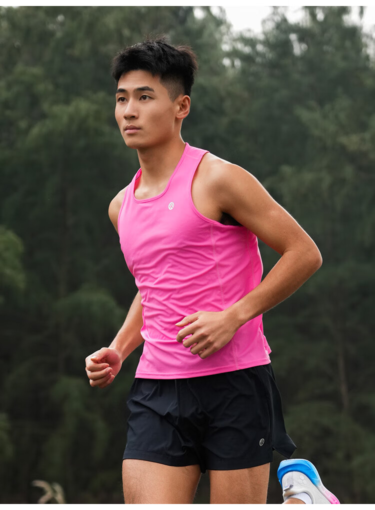 Bmai Bmai Running Sports Vest, Spring And Summer Jogging Training T-Shirt, Women's Student Physical Test Quick-Dry Sleeveless Tank Top for Wome 14