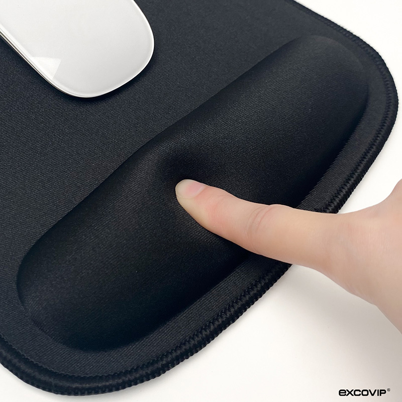 YesCool Breathable Groove Mouse Pad Wrist Rest Extra Large Computer Office Gaming Desk Mat Wrist Support Palm Rest Unisex Gradient Gray 0607 8