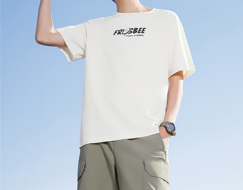 361° T-Shirt Short Sleeve Summer Unisex Breathable Loose Fit Printed Crew Neck Sports Casualwear 632623109-5 8
