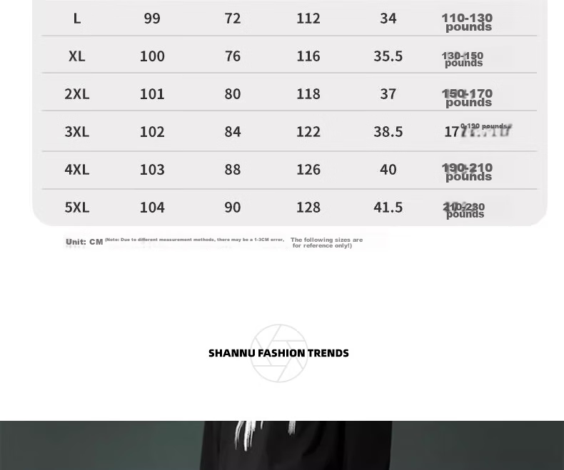 SHANNU Men's Pants, Spring And Autumn Style, Pure Cotton, Black, Straight-Leg, Loose-Fit, Wide-Leg, American Casual Trousers, Black, XL 9