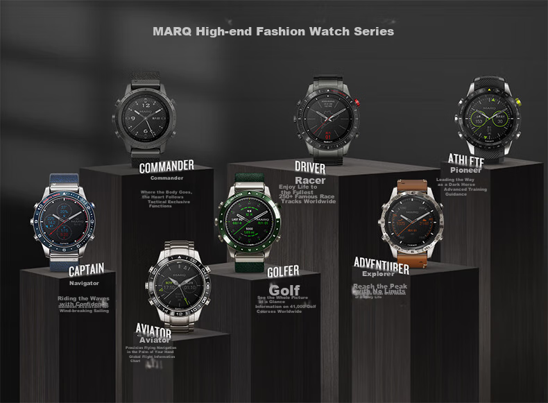 GARMIN MARQ2 Commander Gen 2 Carbon Fiber High-End Business Smartwatch, Intelligent Sports Watch 5