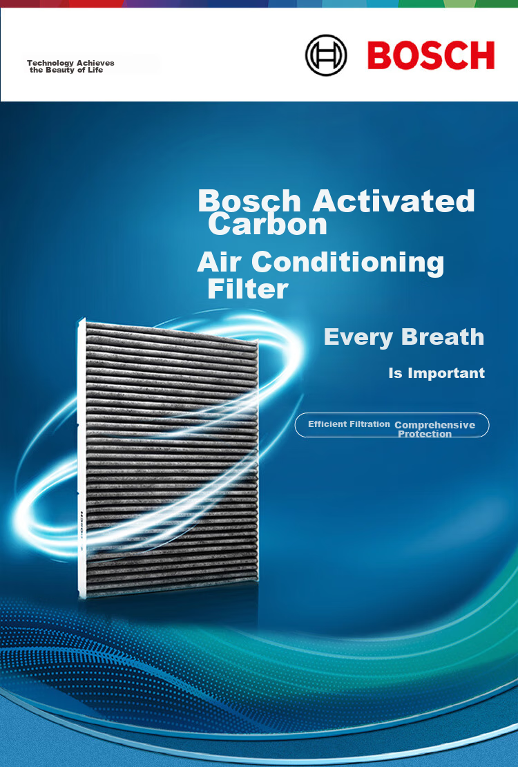 BOSCH Automotive Air Conditioning Filter Element 4897 for Lexus IS/GS/RC Series, Toyota Crown And Others 1