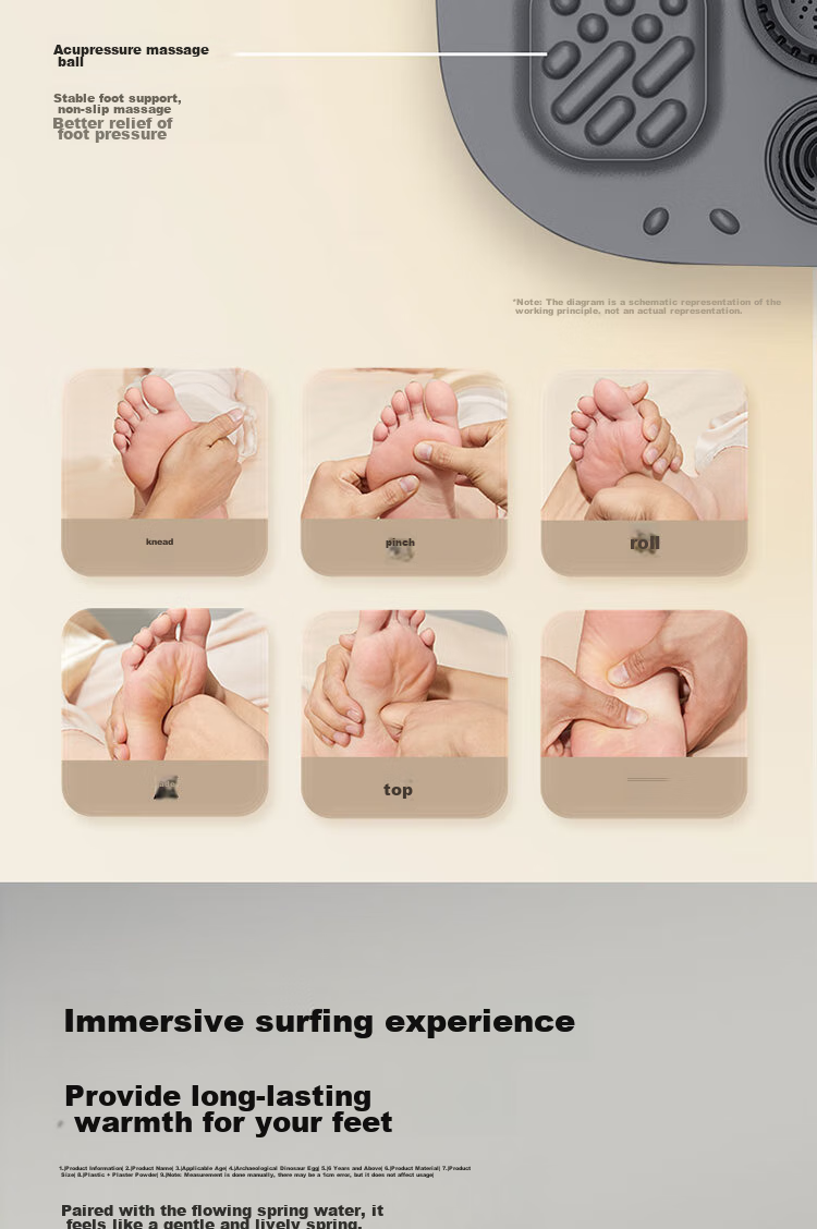 Midea Foldable Foot Soaking Bucket with Constant Temperature Heating, Warm Foot Bath, Massage, Portable Foot Warmer, Foot Washing Basin, Mid-Autumn Festival Gift, Birthday Present for Boyfriend Or Girlfriend ZS108 10