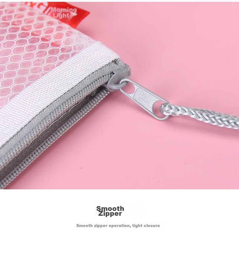M&G Stationery A5/EVA Document Folder Mesh Zipper Bag Office File Exam Paper Bill Organizer Exam-Specific Storage Bag ADM95078 7