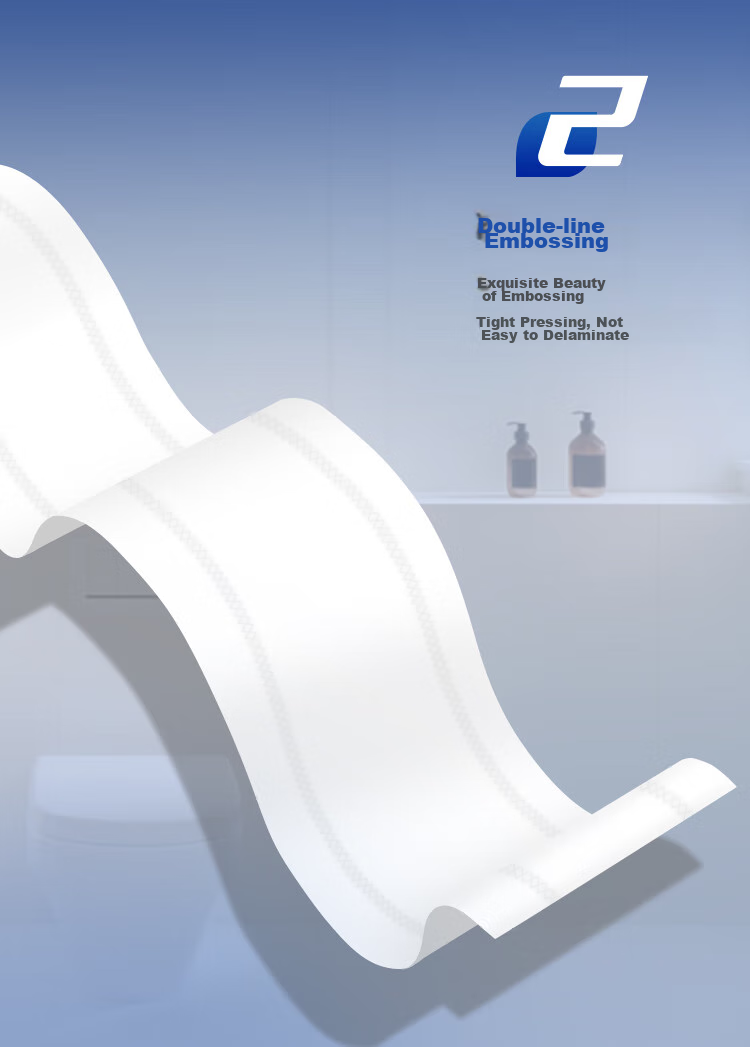 Feiyu Large Core Roll Toilet Paper, 4-Ply, 650g*12 Rolls, Commercial Use, Thick And Absorbent, Hotel Bathroom Tissue, Whole Box F650 8