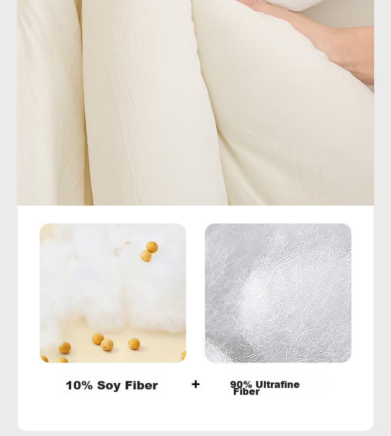 Grace Class A 11% Soybean Winter Comforter, Thickened for Warmth, Spring And Autumn Double Bed Quilt, 200*230cm, 7 Ji 12