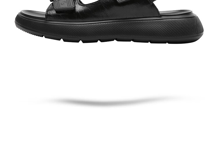 Goldlion Sandals for Men, Fashionable And Stylish Casual Shoes, Summer Outdoor Beach Shoes G542420029AAF Black Size 38 6