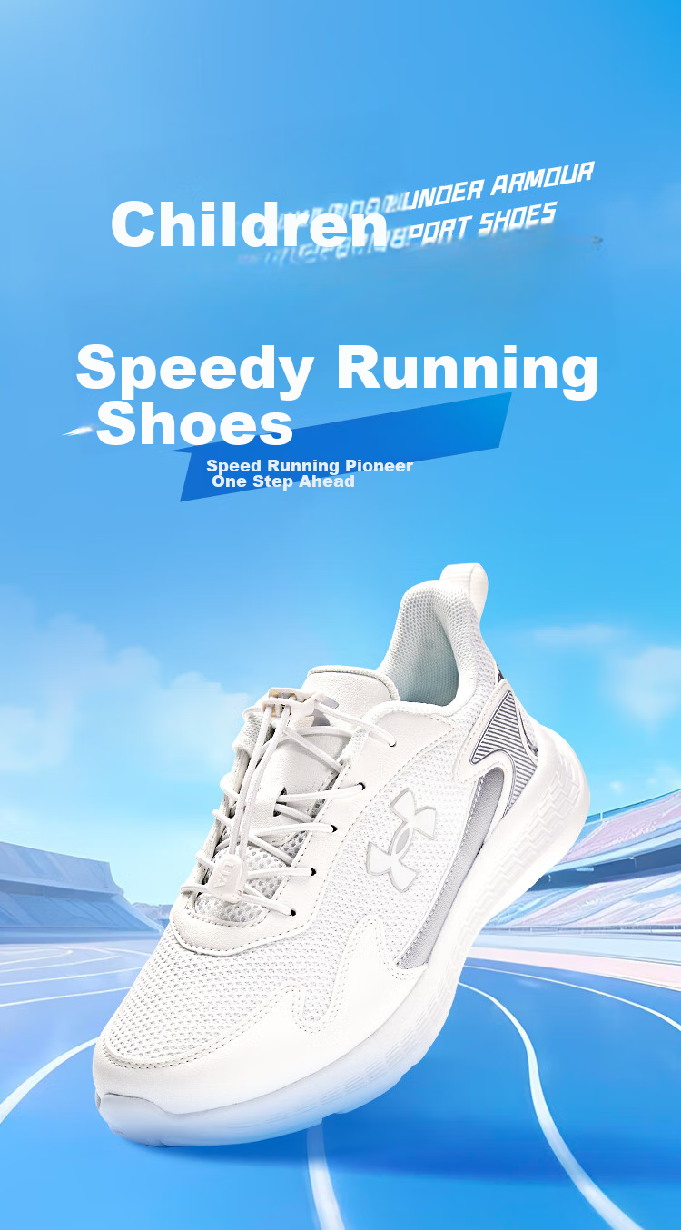 Under Armour Kids Children's Sports Shoes Boys Girls Casual Breathable Durable Youth Running Shoes 1