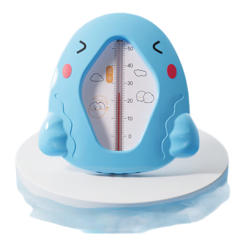 Ouliwen Water Thermometer for Baby Home Use, Bath Temperature Measurement, Fish Tank Indoor Outdoor Baby Newborn Bathtub High Precision Water Thermometer, Small Chicken Blue Color, 3C Digital Full Network Low Price
