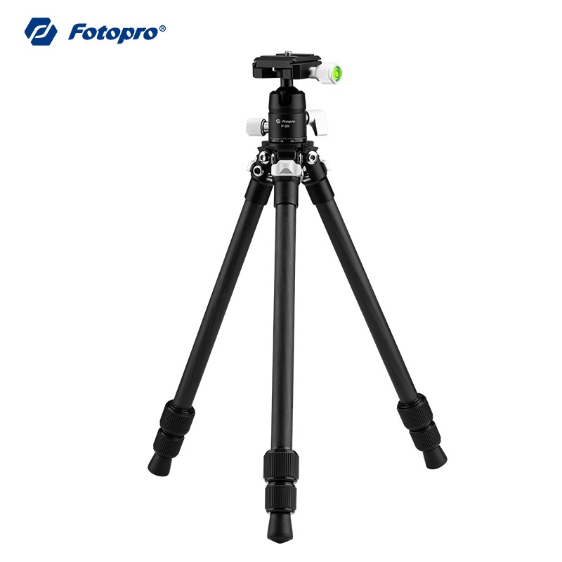 Fotopro P-2+P Carbon Fiber Lightweight Photography And Videography Tripod, Live Streaming Stand, O.49KG/5KG