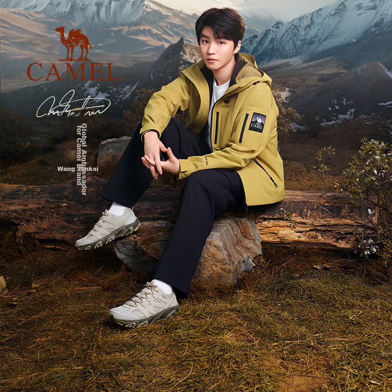 CAMEL [Wang Junkai's Choice - Triumphant] Hiking Shoes for Men And Women, Outdoor Non-Slip Wear-Resistant Climbing Sports Shoes