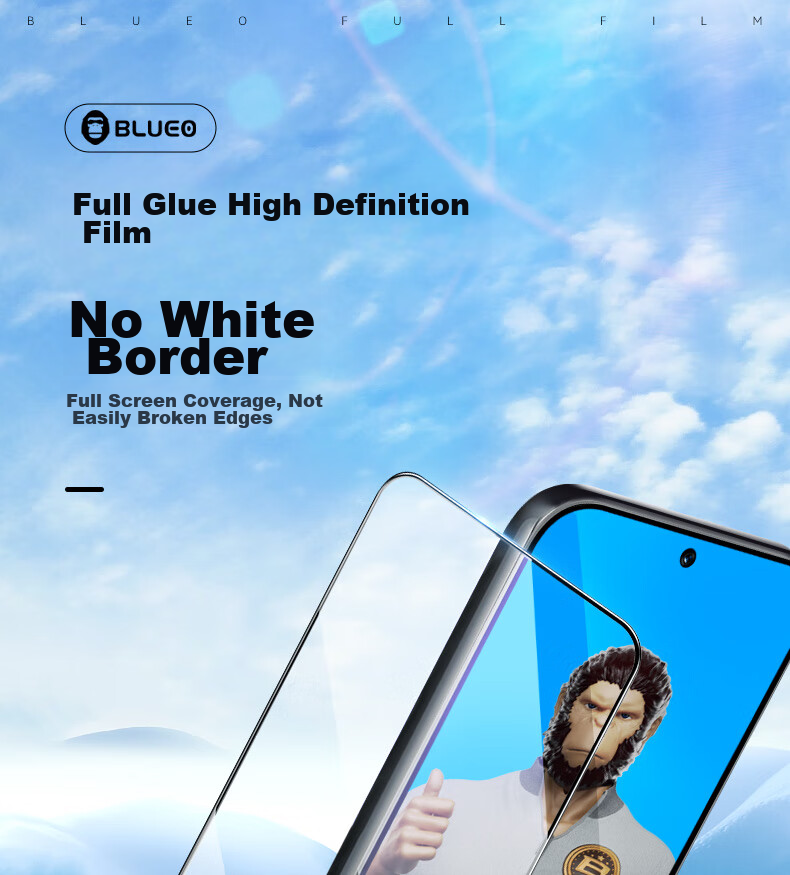 Lanxingxiansheng Tempered Glass Screen Protector for IQOO Z10 Turbo/Z10 Turbo Pro, Compatible with IQOO 10/Samsung A72/Vivo X100S/S19 Smartphones, High Definition Phone Screen Protector 2