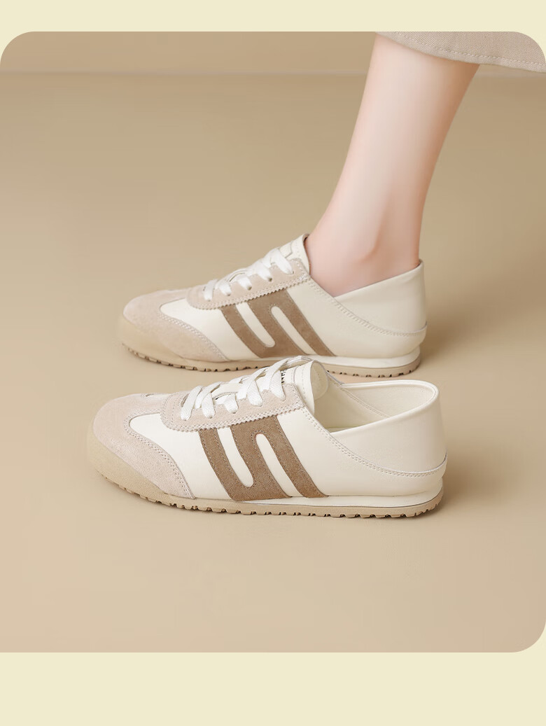 Daphne Soft-Soled Training Shoes for Women, 2026 Summer New Style Flat Women's Shoes, Lightweight Athletic Sneakers, Casual White Shoes, Skateboard Shoes 8