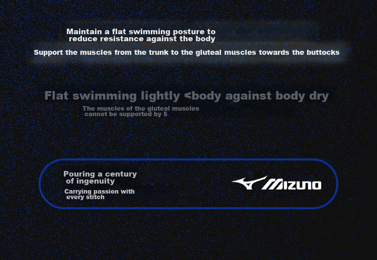 MIZUNO Men's Professional Quick-Dry Swim Shorts, Long Fitness Swimsuit, Fashionable Plus Size Surfing Suit B1103 Black XL 3