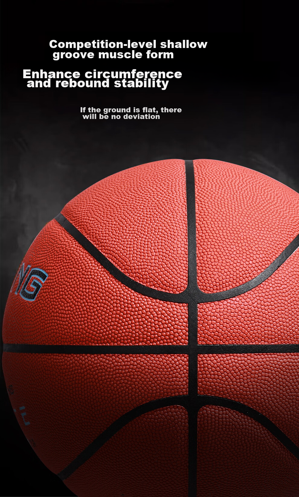 Li-Ning Basketball Size 7 887 Outdoor Cement Court Non-Slip Official Standard Adult Youth Competition Basketball Gift 12