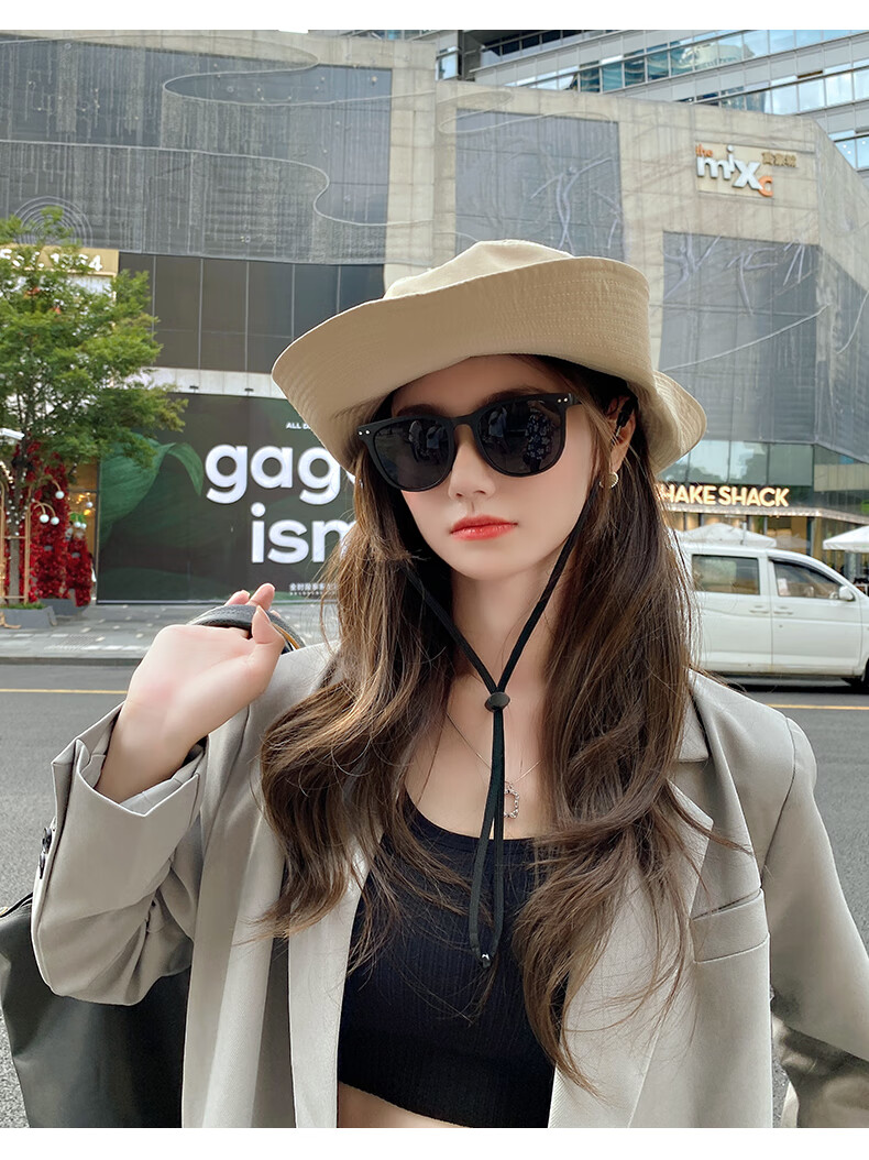 XUEXIMAN Forest Style Camping Sun Protection Hat Women Summer UV Protection Fisherman Hat Outdoor Mountaineering Workwear Versatile Sun Hat Men 8