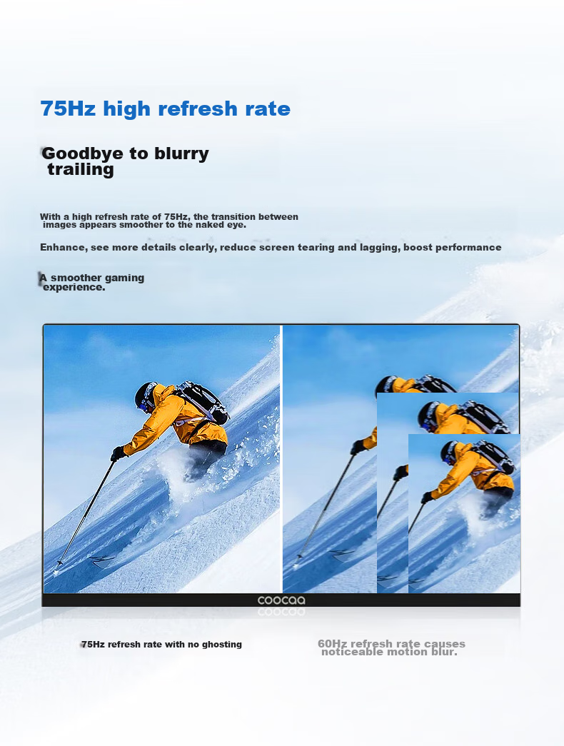 Coocaa Skyworth 31.5-inch 2K HD Large Screen Monitor Low Blue Light Narrow Bezel Wall-Mountable IPS QHD Gaming Office Desktop Display 32K15 7