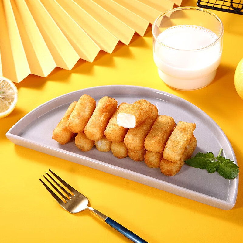 金路易美食艺术家炸奶1斤 500g 油炸脆皮网红小吃 空气炸锅食材 夜宵速冻小吃