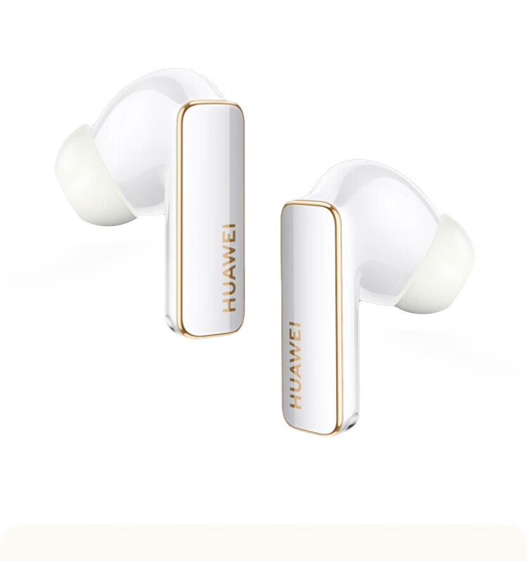 ESCASE Compatible with Huawei Freebuds Pro 3 Ear Tips, Replaceable Universal for 2nd Generation In-Ear Headphones, Memory Foam Slow Rebound Noise Reduction Dustproof White Gray Medium Size 4