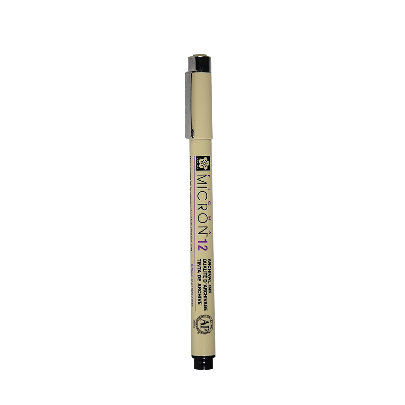 SAKURA (SAKURA) Needle-Tip Pen, Line Drawing Pen, No. 12 Black, 0.70mm, Imported from Japan, Waterproof Drawing Pen, Water-Based Pen for Students And Children, Art Drawing, Hand-Drawn Comics And Anime Desig