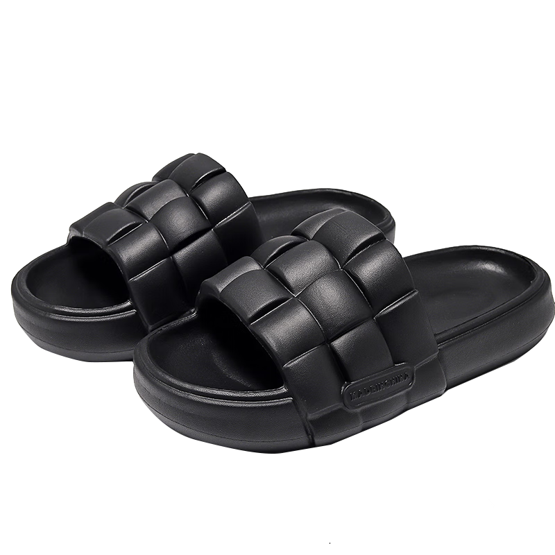 Huameijianbu Thick-Soled Soft And Bouncy Home Comfortable Lightweight Non-Slip Odor-Resistant Couple Slippers HM2515