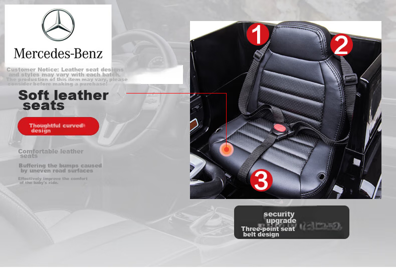 BeRica Authorized Mercedes-Benz G Baby Electric Car Remote Control Four-Wheel Off-Road Vehicle Children's Toy Ride-On Gift 22
