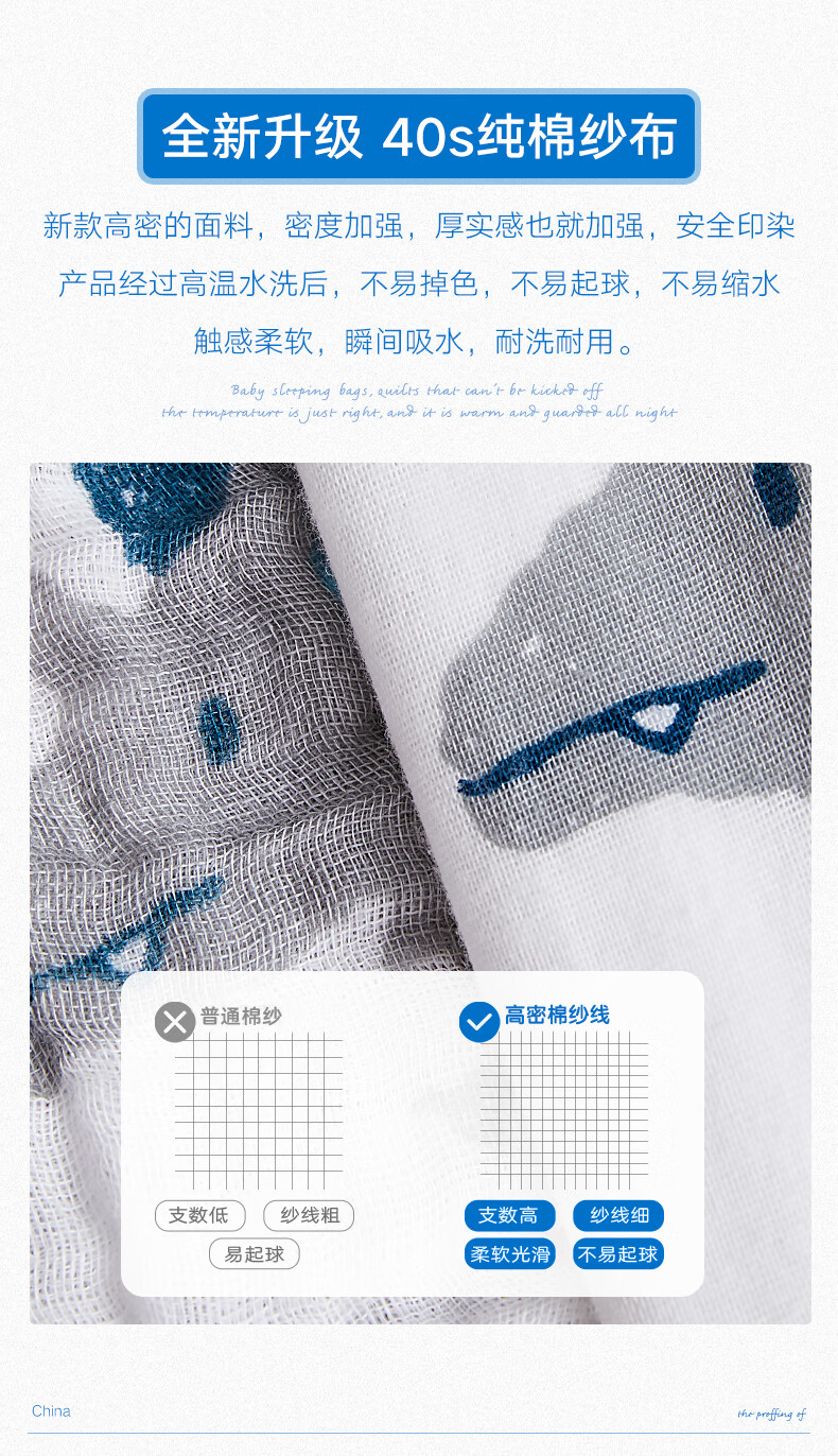 Nanjiren Cotton Drool Bibs, High-Density 6-Layer Gauze Baby Face Towels, Children's Handkerchiefs And Wipes, 3-Pack 6