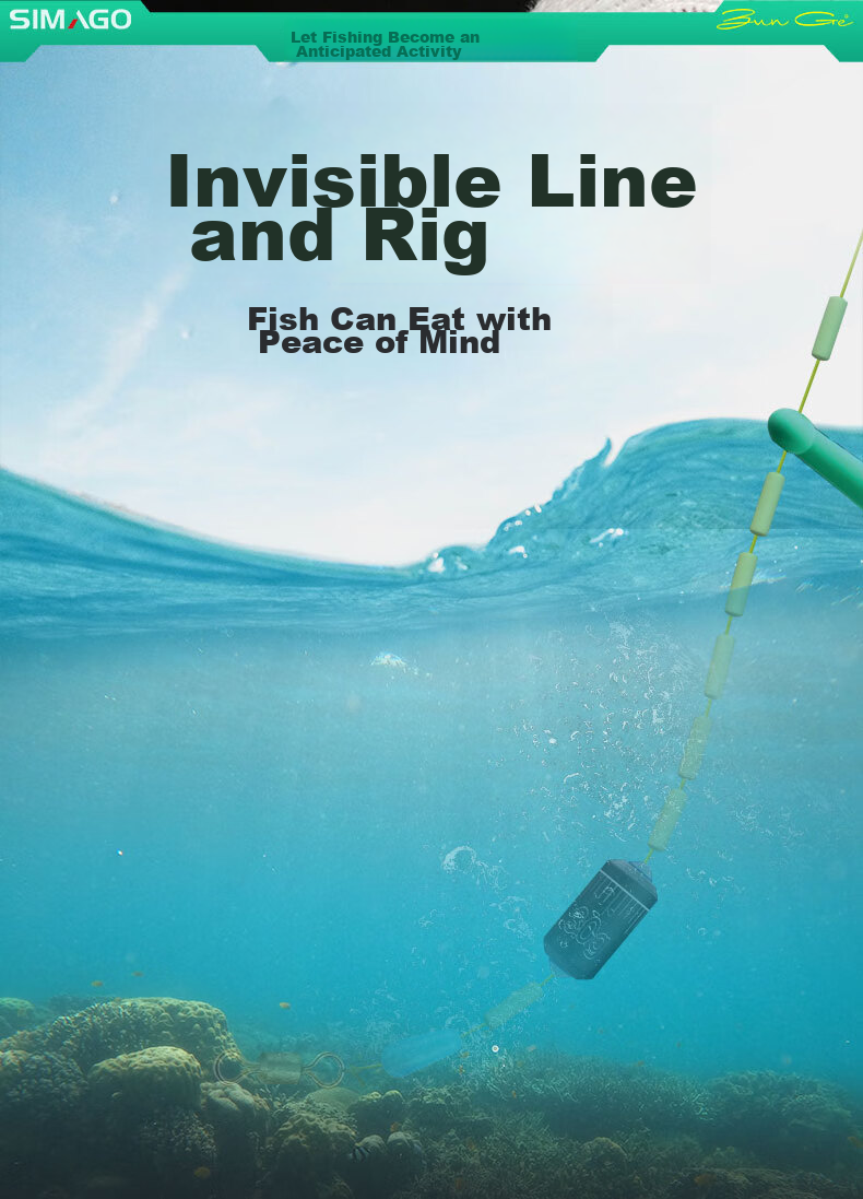 SIMAGO Ximan Duo Pre-Tied Main Line Fishing Line, Imported from Japan, PE Line for Black Pit Fishing, 4.8 Meters, Size 1.5 11