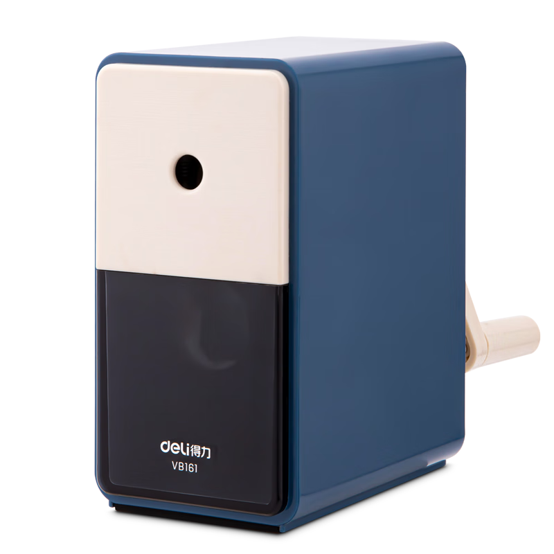 Deli Art Pencil Sharpener for Sketching And Charcoal Drawing, 7 Adjustable Thickness Settings, Automatic Pencil Feed, Rotary Blade Sharpener / Pencil Sharpener / Rotary Cutter, Back-To Stationery Birthday Gift Blue