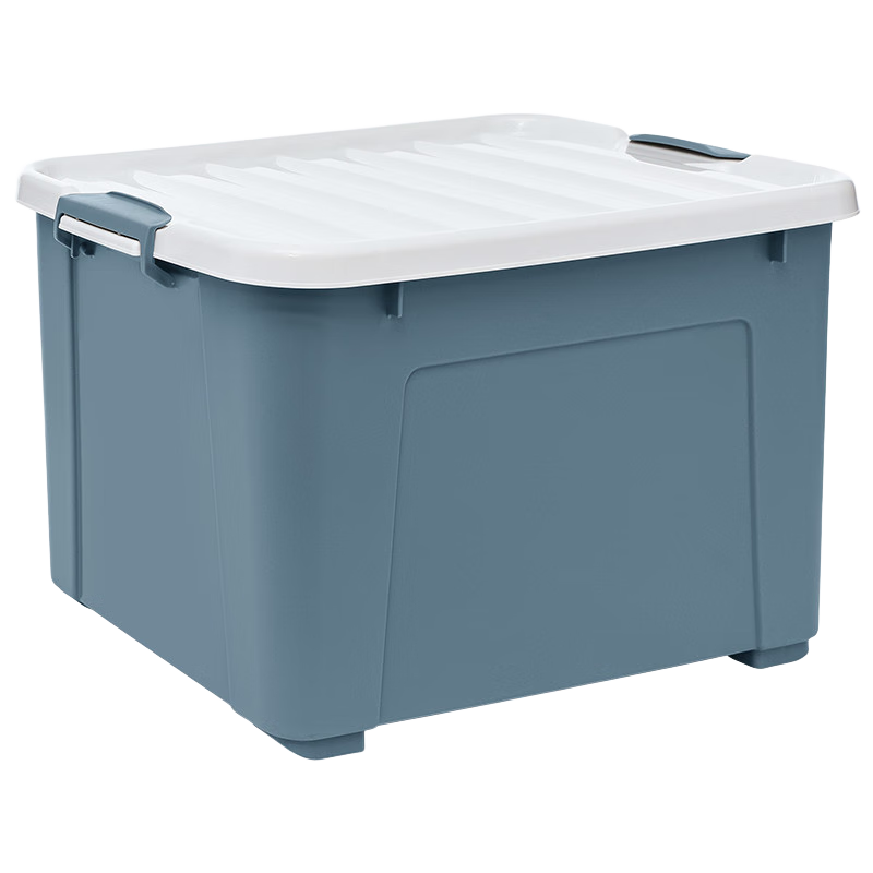 Xitianlong Plastic Clothing Storage Box, Thickened Large Size Snack Toy Storage Container, Car Organizer Box, 110L, 1 Piece, with Wheels