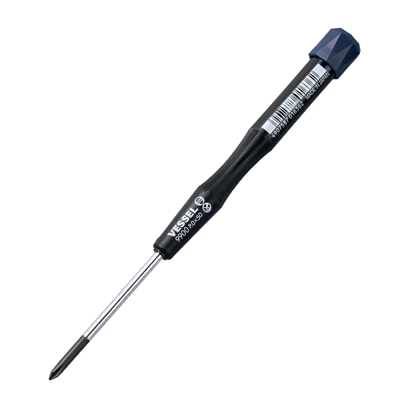 VESSEL Weiwie 9900 Precision Screwdriver, Phillips Head Screwdriver for Computer, Phone, Camera And Watch Repair, PH0x50mm