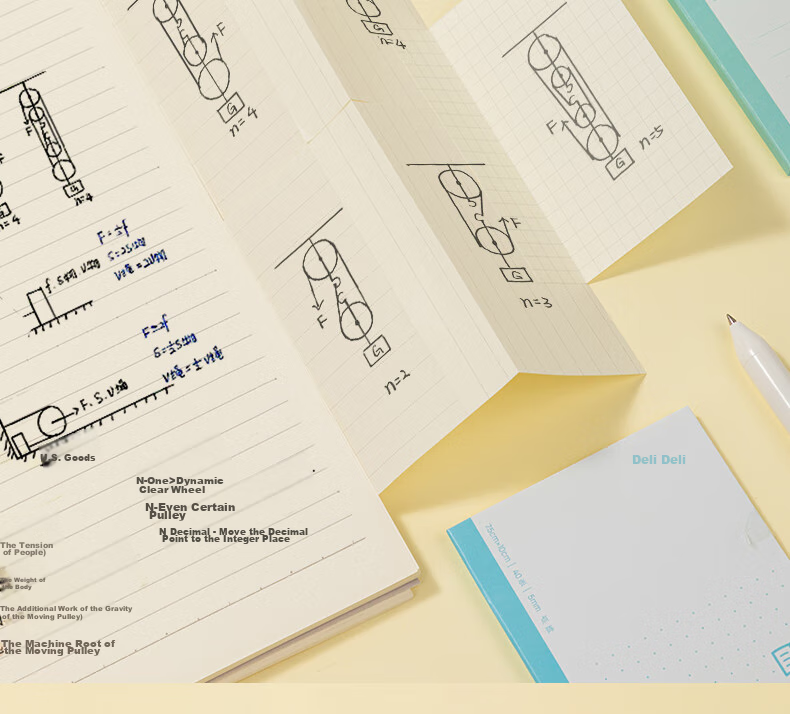 Deli Sticky Note Grid, 40 Sheets, Expandable Stickers 75mm*100mm, Memo Pads, Error Correction Stickers, Note Pads, High-Quality Journal, Notebook BT187 4