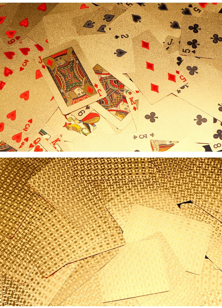 Zihu Texas Hold'em Poker Card Set, PVC Plastic Waterproof Frosted Durable Creative Silver Foil Checkered Guandan Playing Cards 7