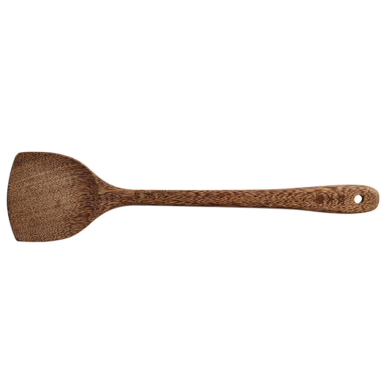 COOKER KING Chicken Wing Wood Spatula, Household Unpainted And Unwaxed Extended Heat-Resistant Cooking Wooden Spatula, Non-Stick Pan Specialized Stir-Fry Spatula
