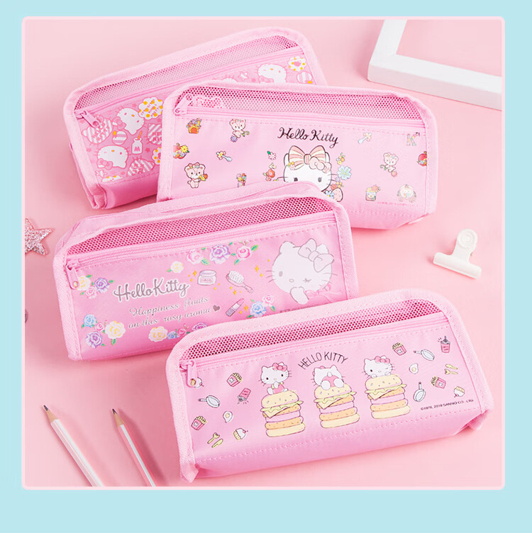 GuangBo Hourglass Pencil Case, Storage Bag for Students' Stationery, Multi-Layer Large Capacity Pencil Box, Exam-Specific School Gift, Yellow H00009 10