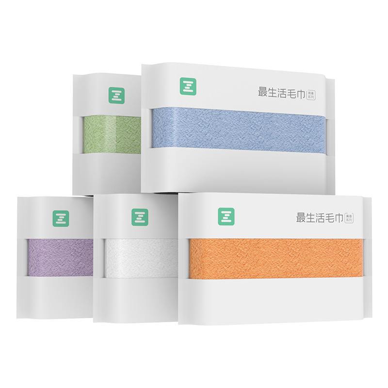 A-Life Sealed Towels, Xinjiang Long-Staple Cotton, Soft And Gentle, 5-Pack Bulk Purchase, Pure Cotton Grade A Towels, Men's Absorbent Face Towels