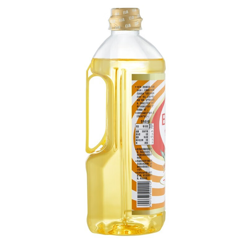日清 食用油 色拉油一级大豆油1L 非转基因烘焙蛋糕油凉拌沙拉小瓶