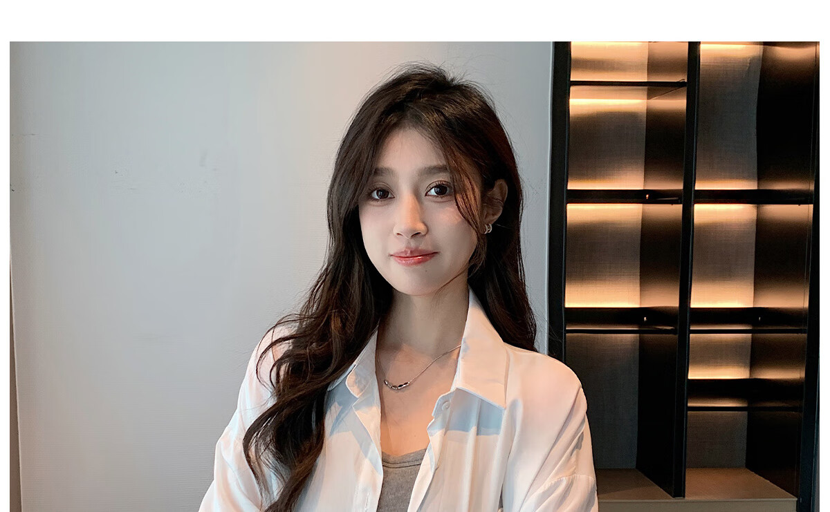 Halo Queen Long Sleeve Shirt Women Spring Autumn Mint Mambo Loose Premium Thin Jacket H13QC2955 26