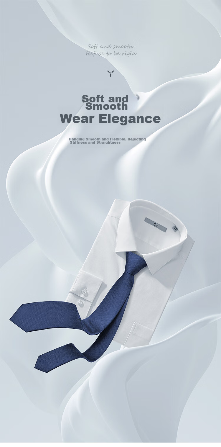 HLA Men's Formal Hand-Tied Necktie for Weddings, Grooms, Groomsmen, Business Suits, Narrow Lapel Style 4
