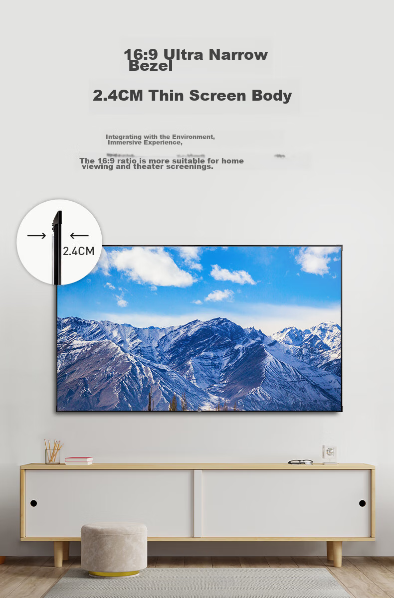 Dangbei 100-Inch 16:9 Home Projector Remote Control Version Nano Photon Scree 7