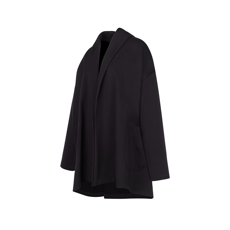 山本耀司 yohji yamamoto 女士大衣 棉质外套21春夏yt-t04-671 黑色